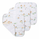 Duck Pond Organic Wash Cloth - 3pk