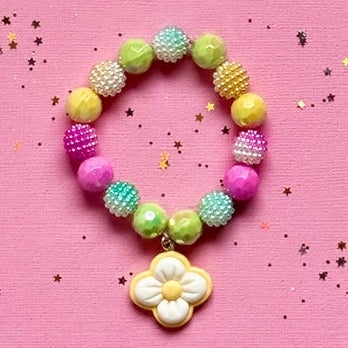 Beaded Bracelet -  Flower