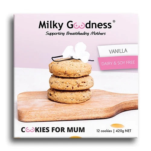 Vanilla  Lactation Cookies (Dairy and Soy Free)