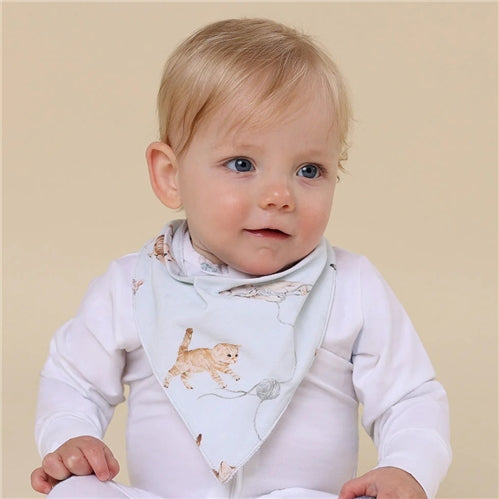 Kittens Organic Dribble Bib