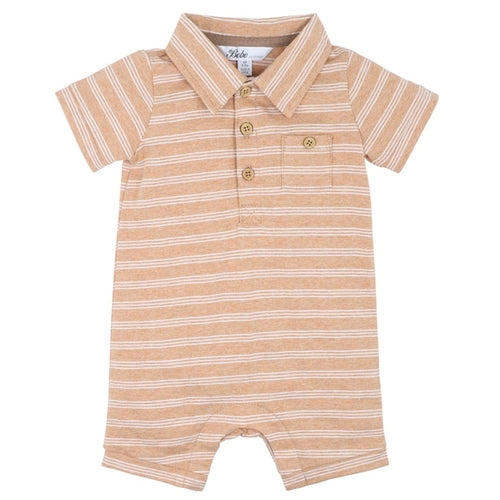 Finley Stripe Polo Romper