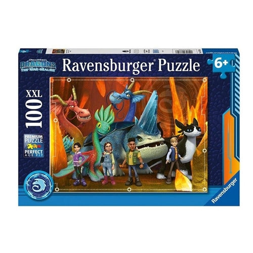 How to Train your Dragons Realms Puzzle 100 piece
