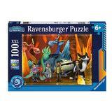 How to Train your Dragons Realms Puzzle 100 piece