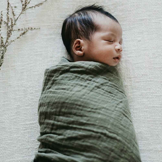 Organic Muslin Wrap - Plain Colours
