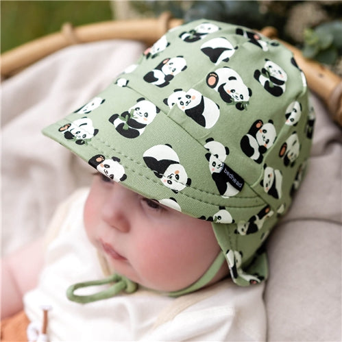 Legionnaire Flap Sun Hat - Panda