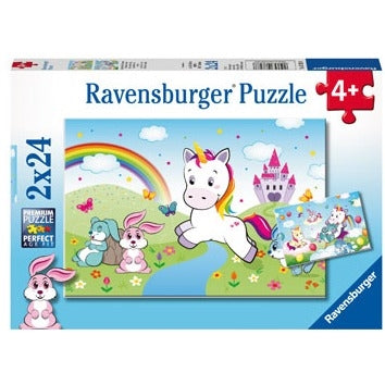 Fairy Tale Unicorn Puzzle 2x24pc