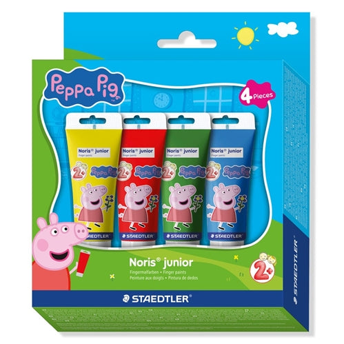Staedtler Noris Peppa Pig Junior Finger Paint Set 4