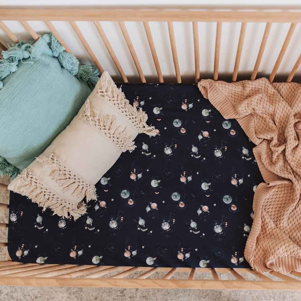 Milky Way Fitted Cot Sheet