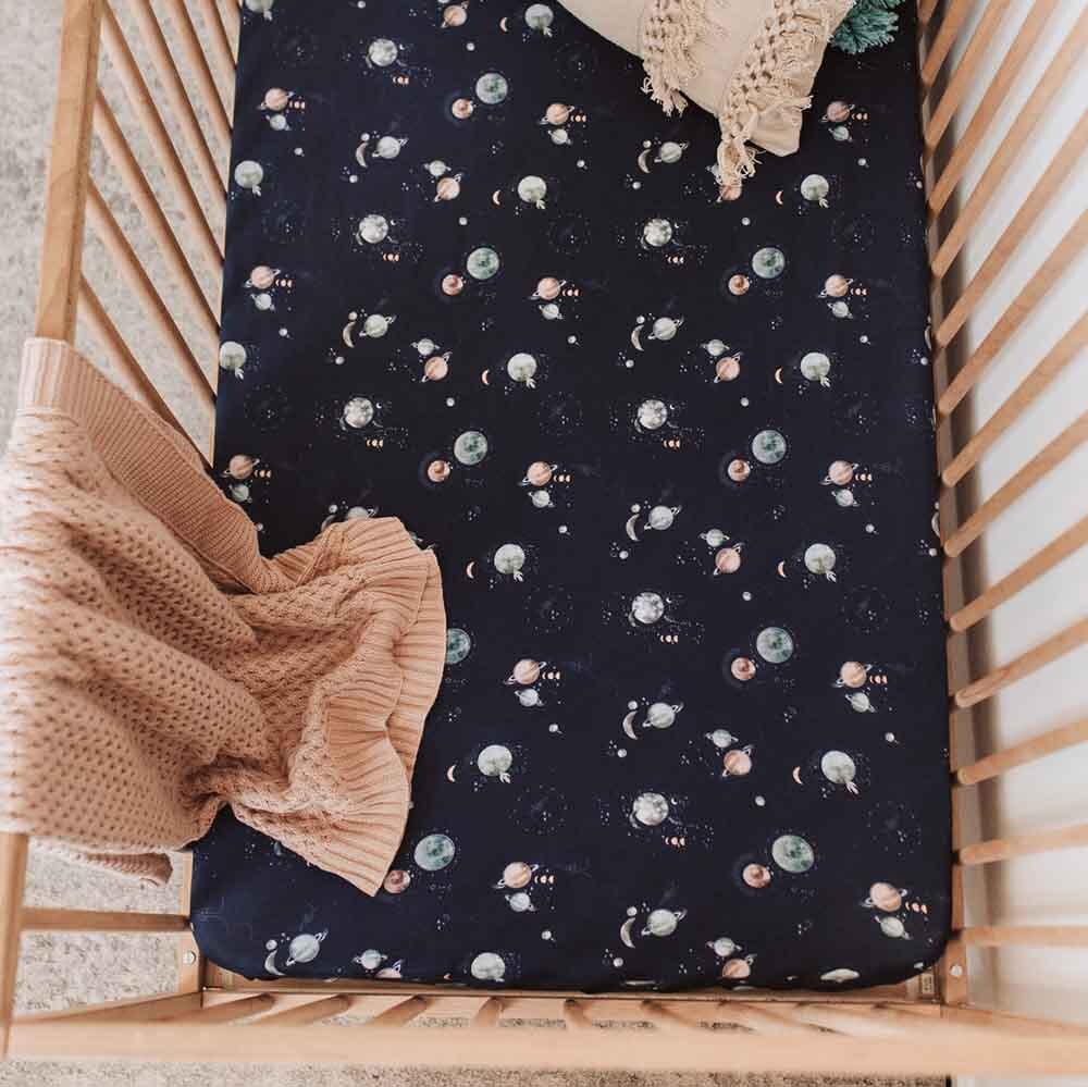 Milky Way Fitted Cot Sheet