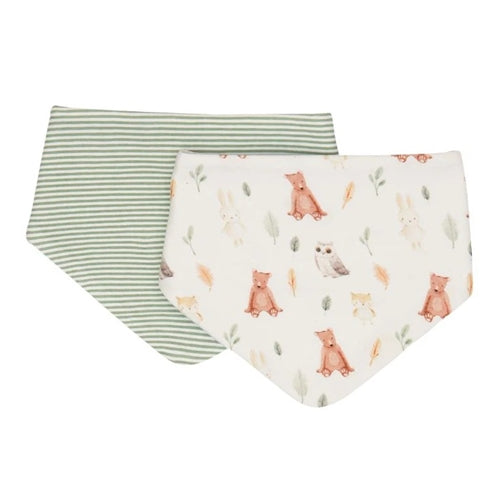 Bandana Bibs 2pk - Forest Friends