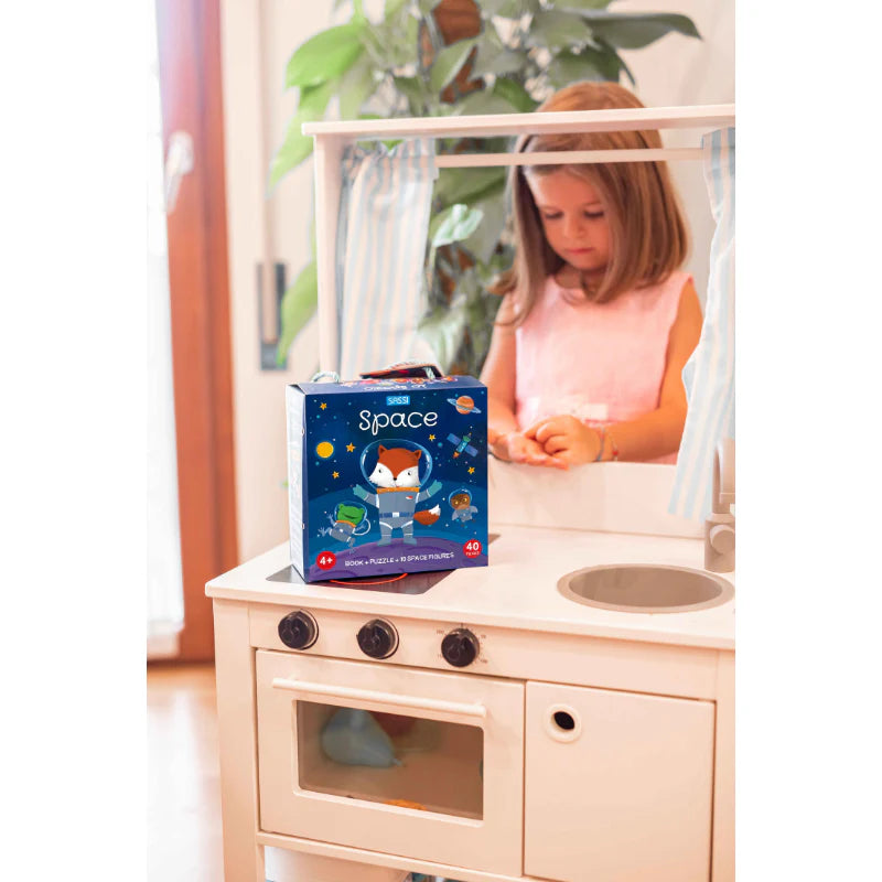 Sassi 3D Puzzle and Book Set - Space