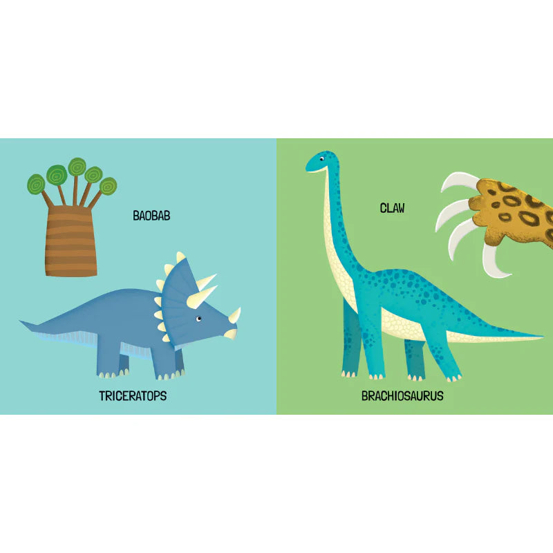 Sassi 3D Puzzle and Book Set - Learn Words Dinosaurs
