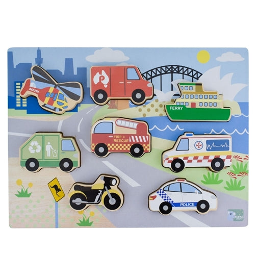 Aussie Transport Chunky Puzzle