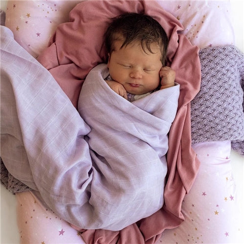 Lavender Organic Muslin Wrap