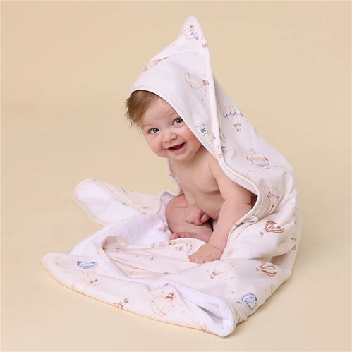 Up & Away Organic Hooded Baby Towel