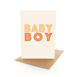 BABY BOY Greeting Card