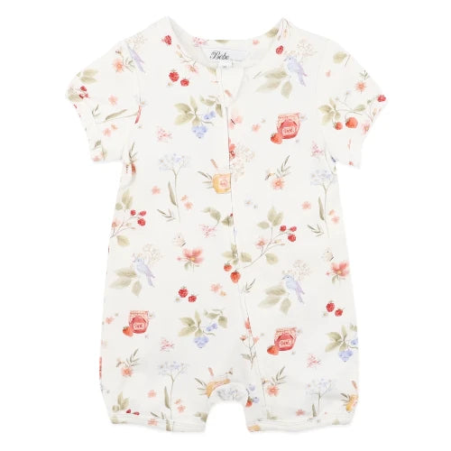 POPPY Organic SS Zip Romper