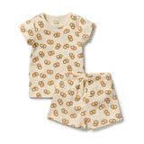 Pretzel Hugs Organic Short Sleeve Pyjamas