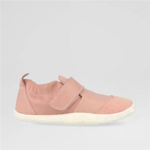 Xp Marvel Infant Navy Navy Leather Flat Shoes - Rose
