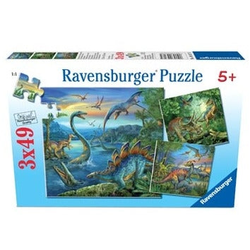 Dinosaur Fascination Puzzle 3x49pc