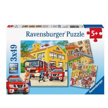 Fire Brigade Run Puzzle 3x49pc