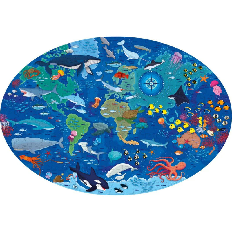 Travel, Learn and Explore Puzzle and Book Set - THE SEA