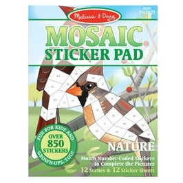 Mosaic Sticker Pad - Nature