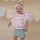 Alice's Tea Party Frill Snuggle Bib
