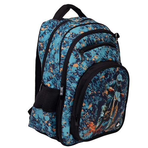 Big Kids Backpack - Moto Camo Trax