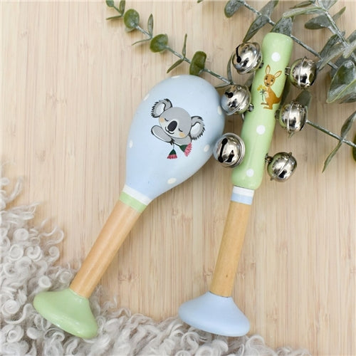 Bush Buddies Australian Animals Maraca and Bell set