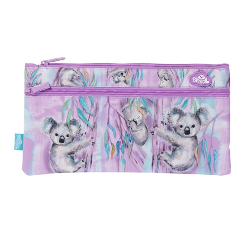 Twin Zip Pencil Case - Koala Haven