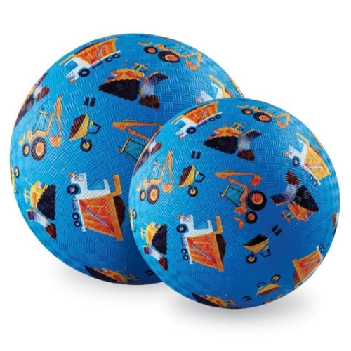 Crocodile Creek Playground Ball Construction Blue - 7inch