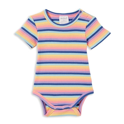 Girls Multi Stripe Bubbysuit