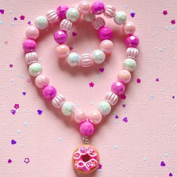 Beaded Necklace - Donut