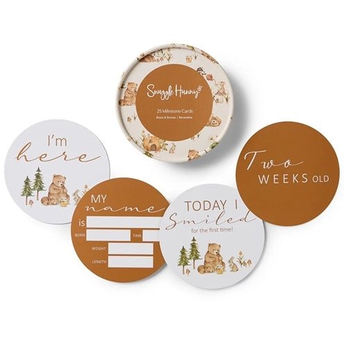 Tea Party & Sage Reversible Milestone Cards