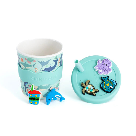 Sea Creatures Chino Charm Cup 8oz