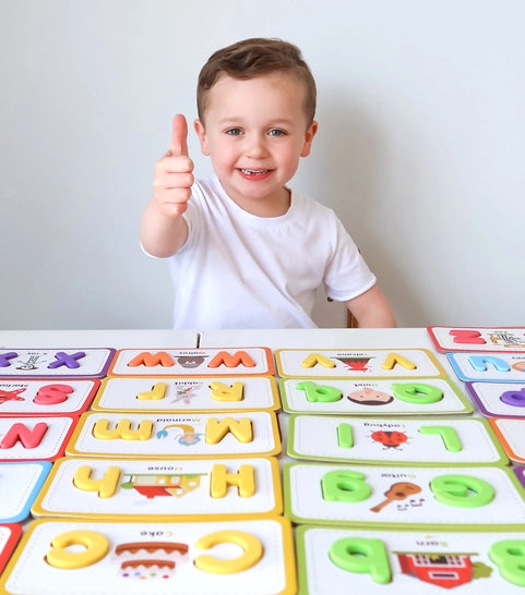 Flashcards and ABC Magnetic Letters