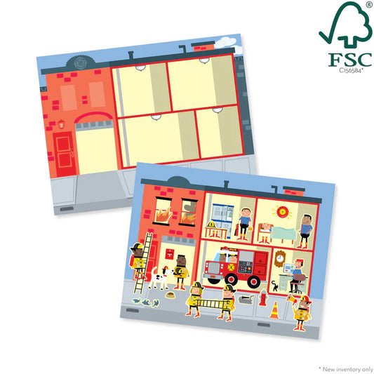 Reusable Sticker Pad - In my Town