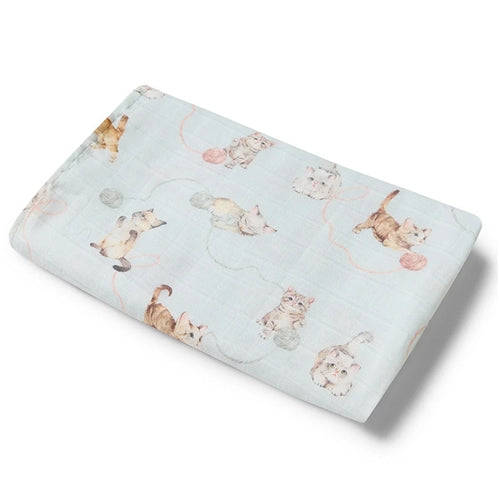 Organic Muslin Wrap - Kitten