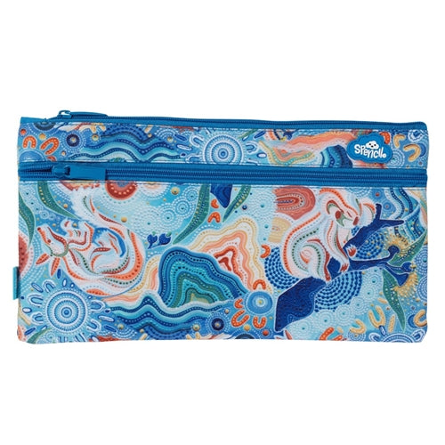 Twin Zip Pencil Case - Wani Wani Watina