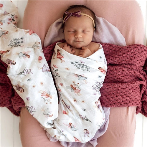 Fairy Garden Organic Muslin Wrap