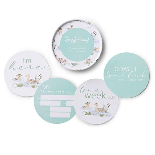 Duck Pond & Sage Reversible Milestone Cards