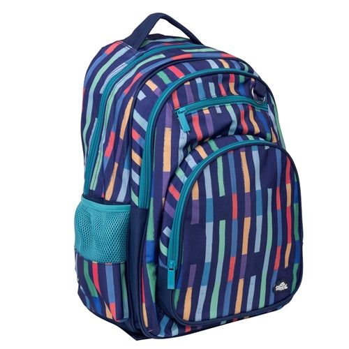 Big Kids Backpack - Bright Stripes