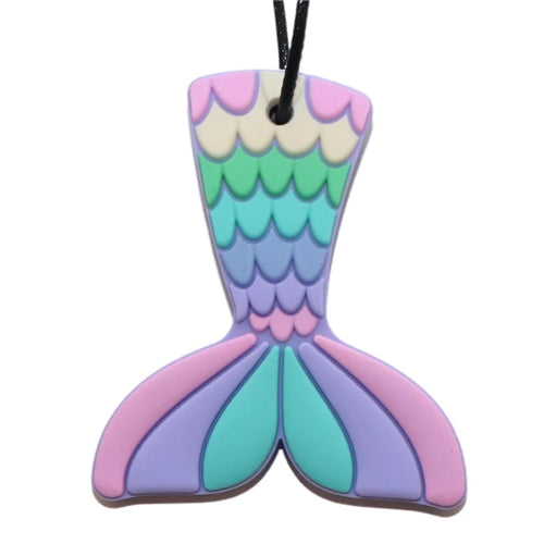 Mermaid Tail Chew Pendant - Medium