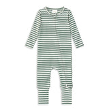 Fern Stripe Zip Romper