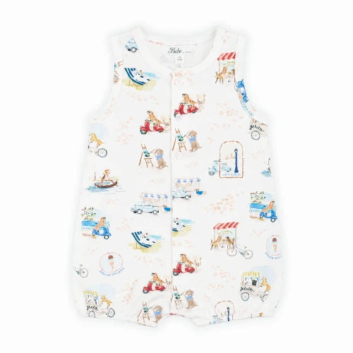 ALEXI Organic Button Front Romper