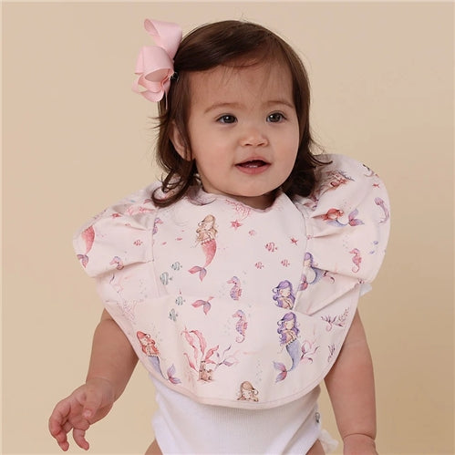 Mermaid Frill Snuggle Bib
