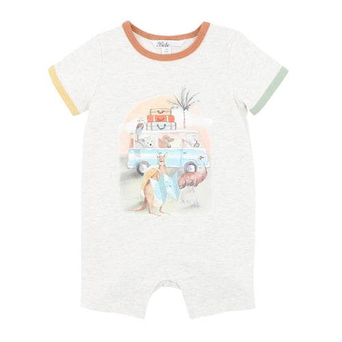 IVAN Camp Scene SS Romper