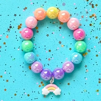 Beaded Bracelet - Rainbow (matches Princess Necklace)