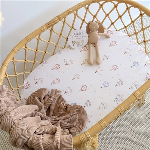 Up & Away Organic Bassinet Sheet / Change Pad Cover